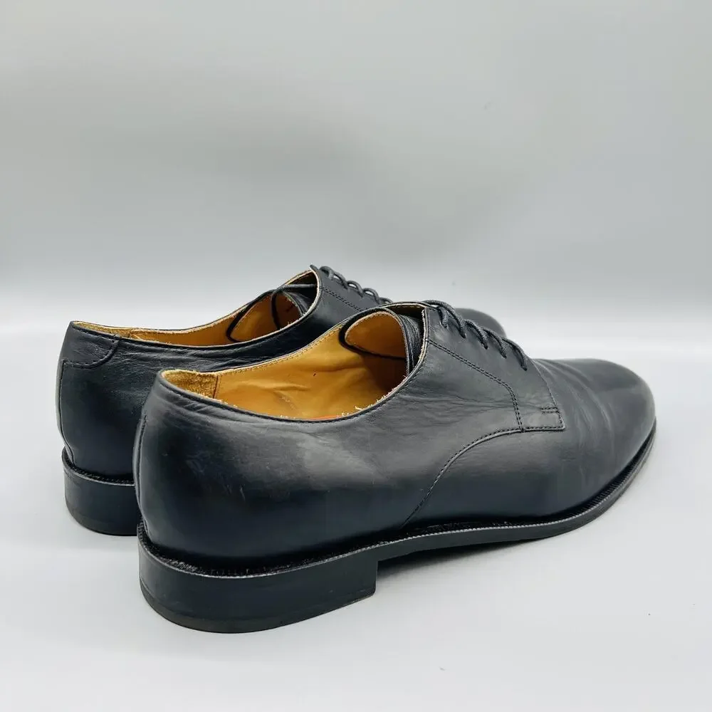 Cole Haan Shoes Mens 13 Black Leather Grand OS Derby Oxford Dress Round Toe